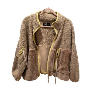 Ugg women Sherpa fleece zip up